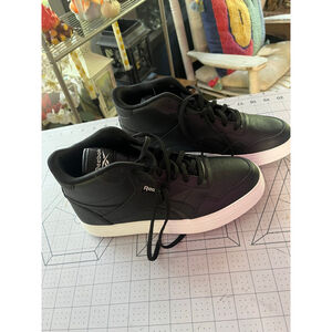 Women's Reebok Black & White High-Top Sneakers Size 8.5